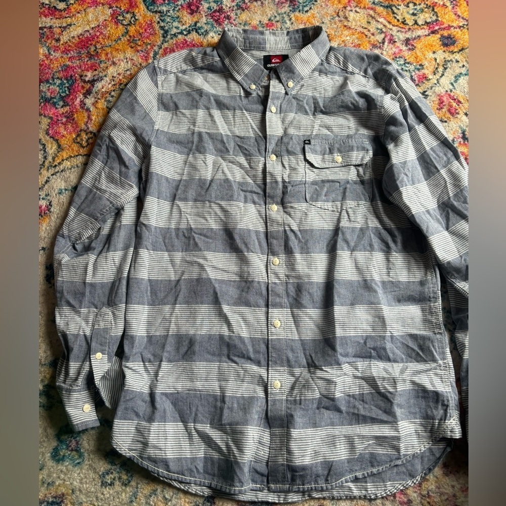 Quicksilver Long Sleeve Button Down Shirt